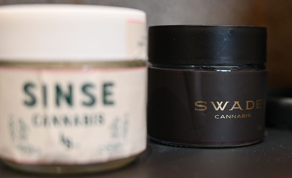 BeLeaf products sit on a shelf